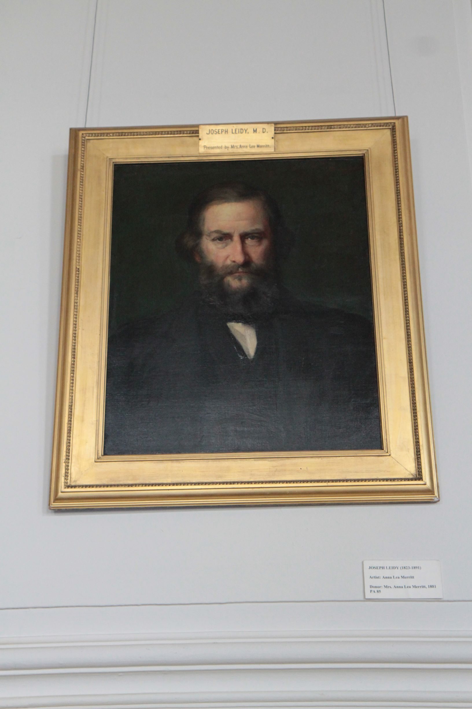 Joseph Leidy's portrait, College of Physicians of Philadelphia (1).JPG